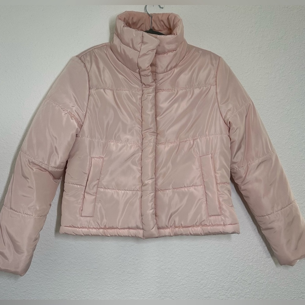 Non Stop women's short pale pink padded jacket